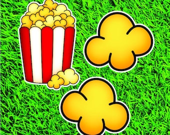 Popcorn Set for yards, parties, events, wall decor and more!