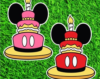 Pink and Red Ear Cakes