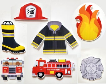 Honor Your Firefighters Yard Cards Lawn Signs Party Decorations Business Supplies
