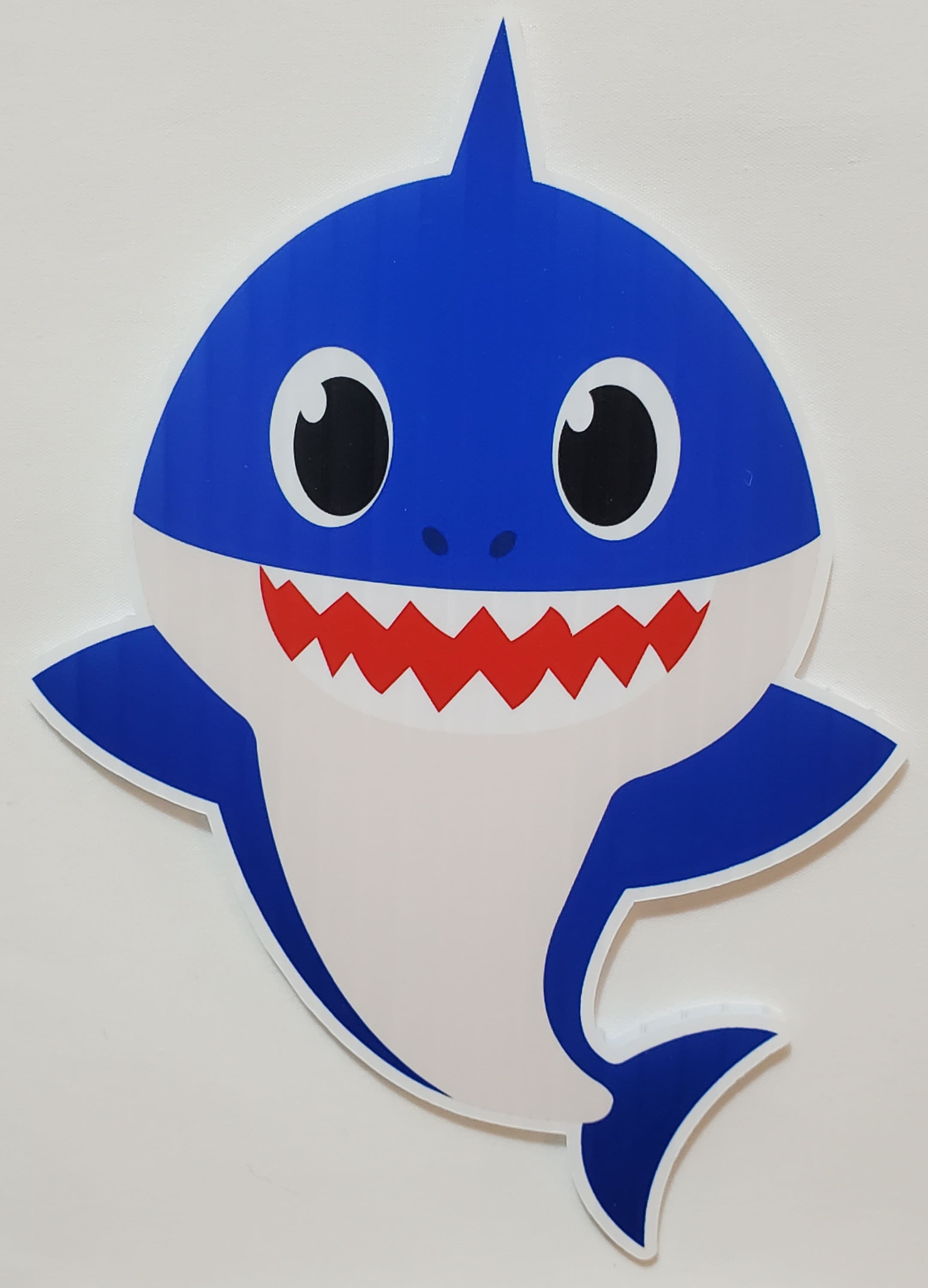 Family of Sharks Yard Cards Lawn Sign Set Wall Art Party | Etsy