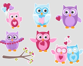 Valentine Owl Yard Cards for Lawn Sign Rental Businesses and Event Planners, Lightweight Wall Hanging, Party Decorations