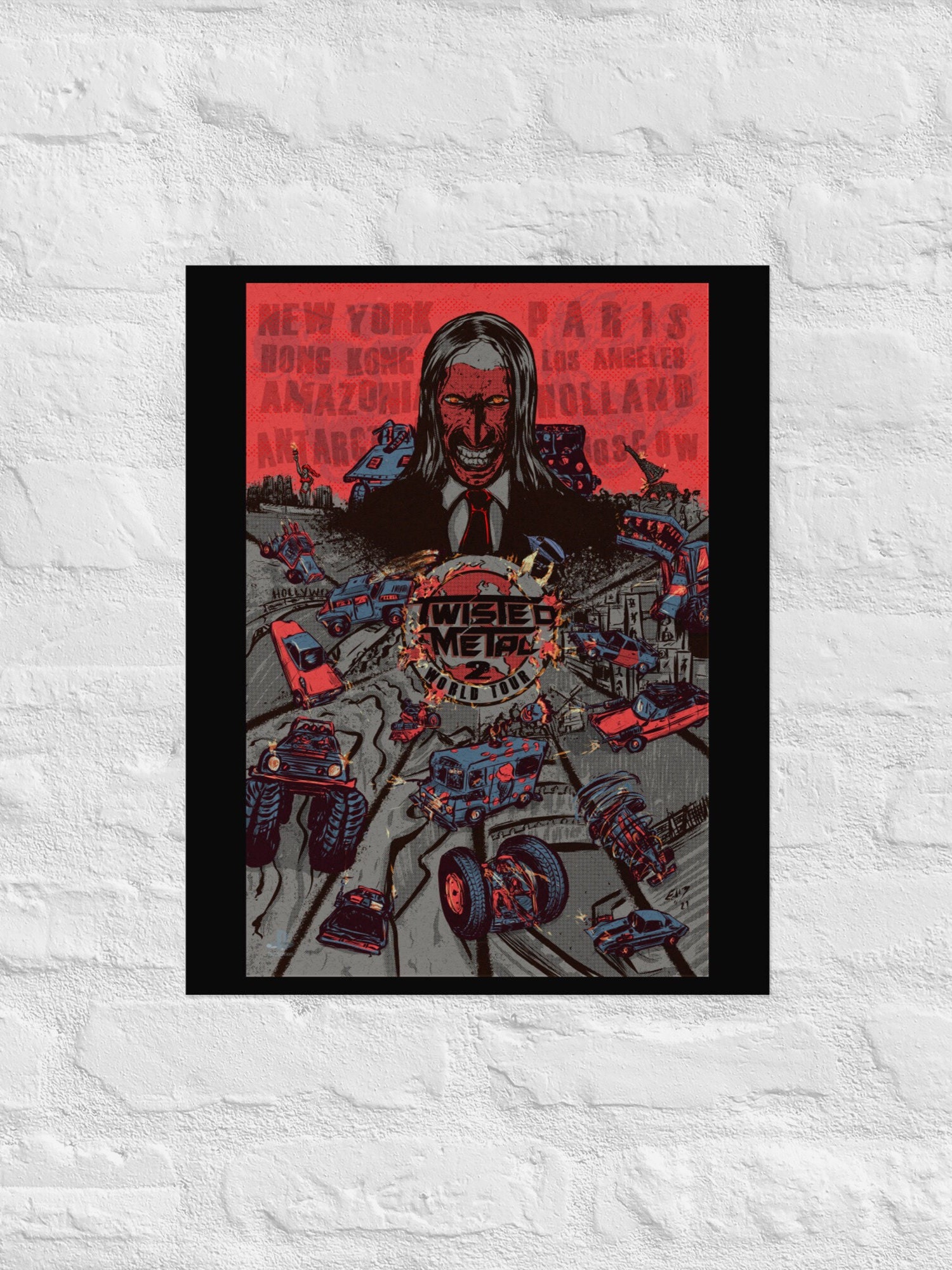 Twisted Metal 2 Character Biography Pictures Photographic Print for Sale by anthonyplep