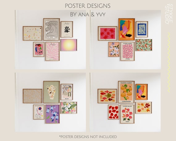 Frame Mockup Bundle, Set of Frame Mockups, 8x11 Ratio