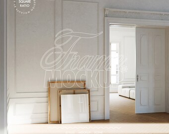 frame mockup, mockup for poster, square frame mockup, glass reflection mockup, natural mockup light, minimalist design mockup, poster mockup