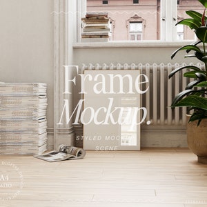 frame mock up, print mockup, poster mockup, DIN A poster mockup, photography mockup, frame mockup, interior mockup, boho frame mockup