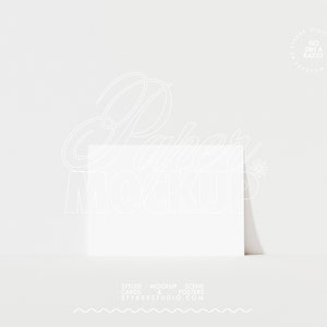 Poster Mockup DIN A ISO digitales Papier horizontal Kartendruck Plakat Kunstwerk Mockup für Gemälde Kunst Photoshop Mock-up anpassbar Schatten