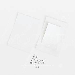 paper mockup trio DIN A digital poster vertical print poster artwork mockup for paintings art Photoshop art three paper mockup minimalist