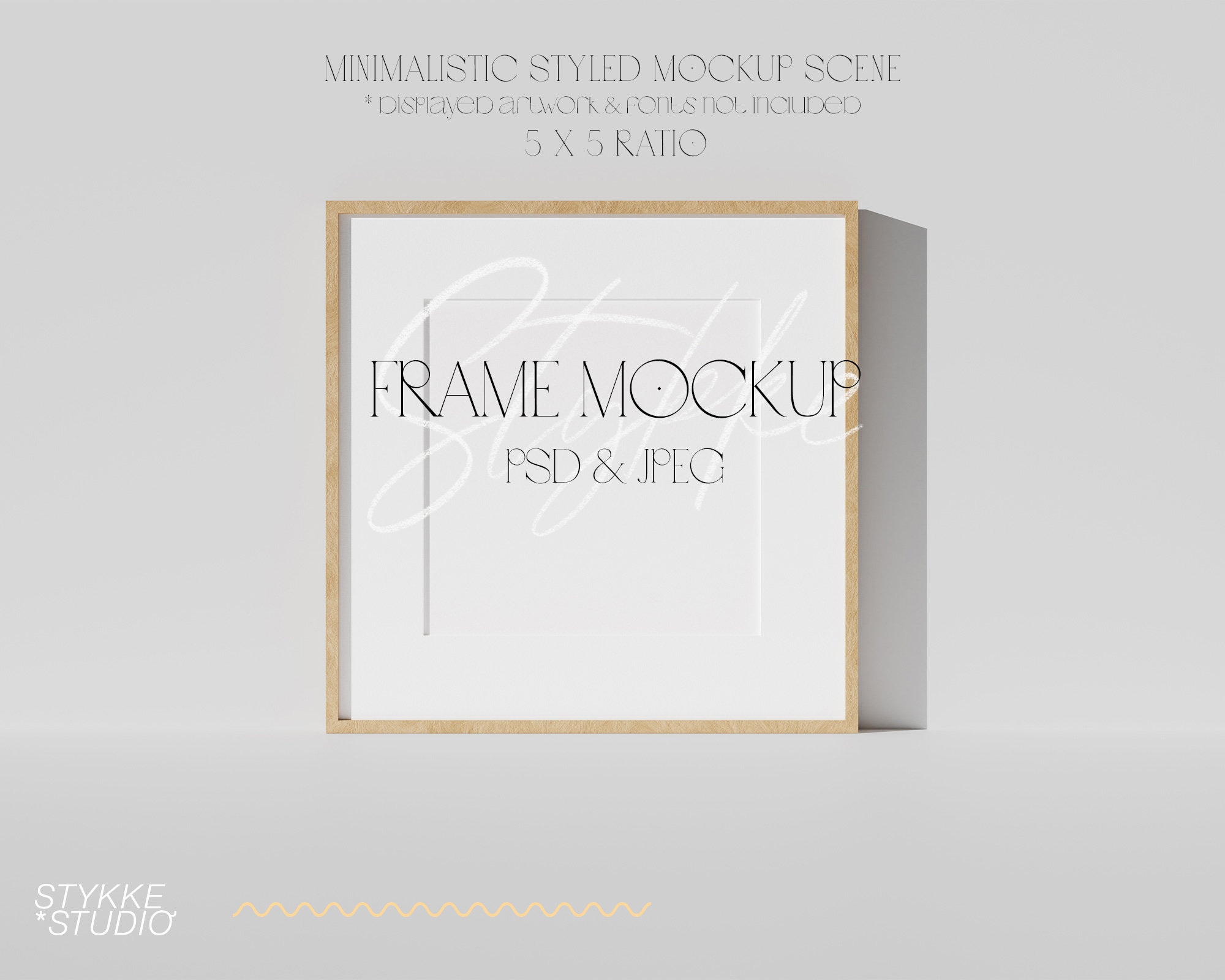5x5 square frame mockup slip mount frame mockup mockup