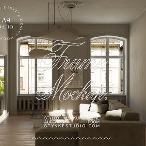 vintage frame mockup, mockup for posters, frame mockup, mockup for DIN A art, digital art mockup, realistic frame mockup, digital frame,