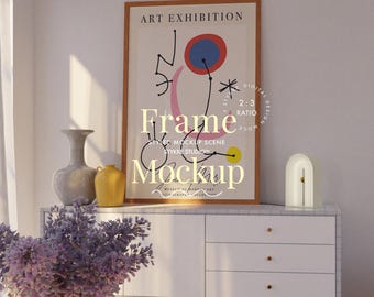 mockup di cornice digitale, mockup di interni autentici, mockup di cornice in legno, mockup artistico, mockup di poster, mockup di cornice per appartamento, mockup autunnale