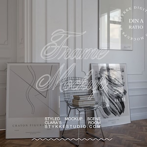 frame mockup, three frame interior mockup, poster mockup, glass reflection mockup, modern print mockup, PSD JPG mockup, digital frame mockup