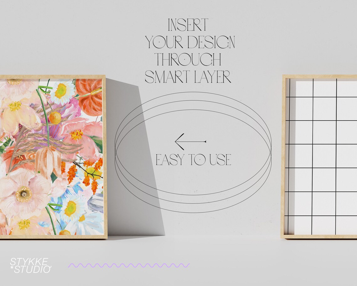 Download A4 ratio frame mockup easy to use frame mockup frame mockup | Etsy