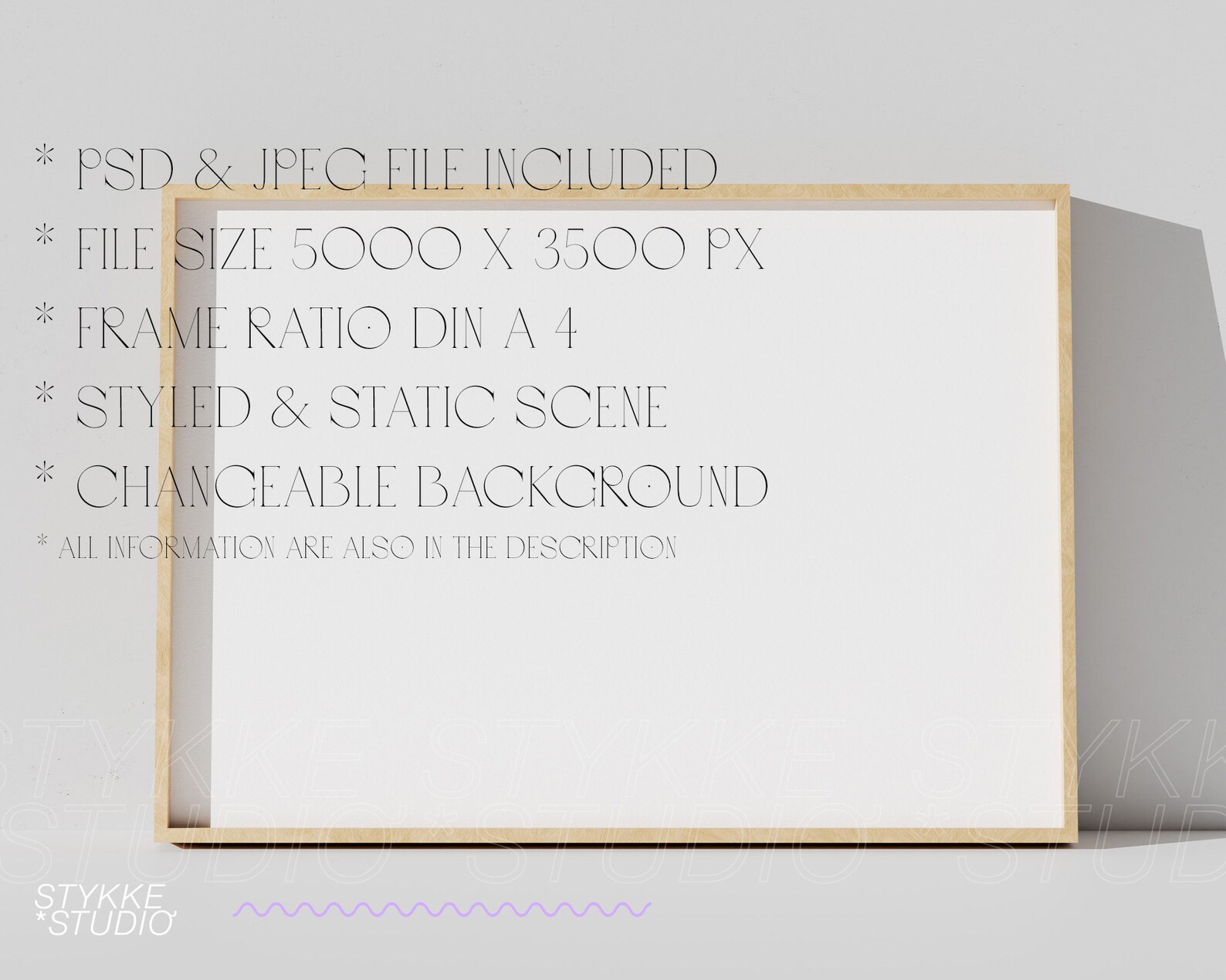 Download A4 ratio frame mockup easy to use frame mockup frame mockup | Etsy