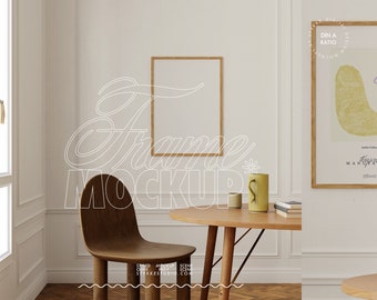 frame mockup, DIN A mockup frame, wall art mockup, frame mockup for artwork, digital frame mockup for prints, poster shop mockup, mockup