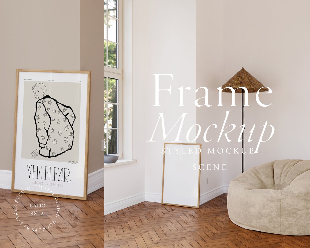 Interior Frame Mockup Minimalistic Mockup Print Frame Etsy UK