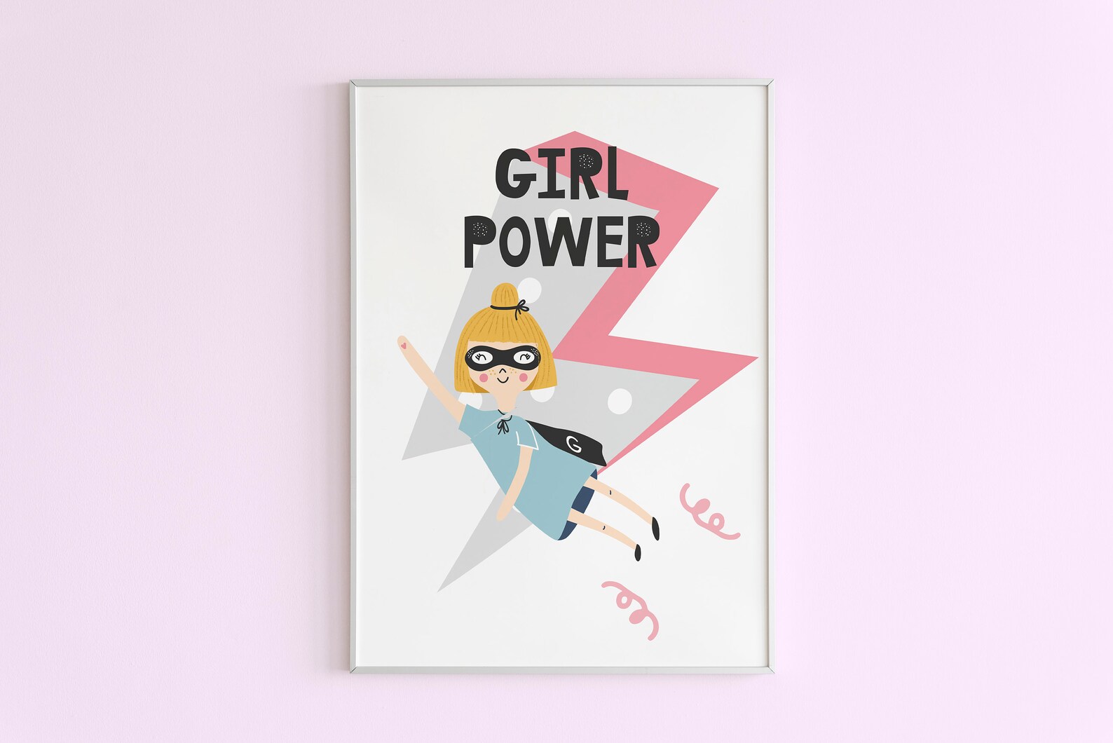 Girl Power Poster Nursery print Girl Power Print Girl Power Etsy