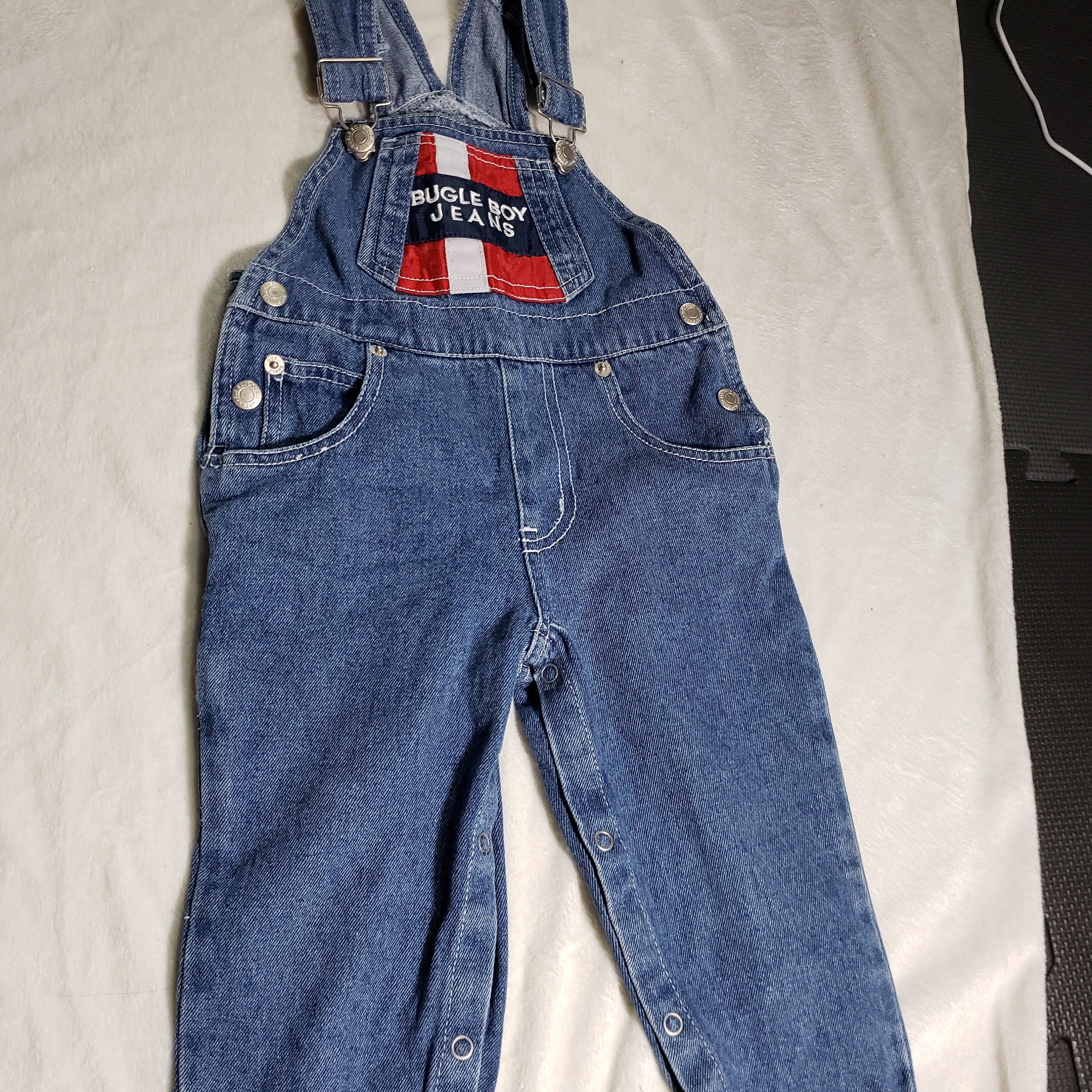 Vintage Bugle Boy Toddler Denim Overalls Etsy