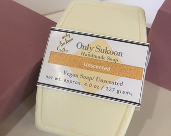 Unscented Soap| Vegan Handmade Soap | Sensitive Skin Soap| Hajj & Umrah Soap