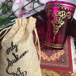 Beautiful Luxurious Moroccan Tea glass| Elegant Moroccan Tea Glass, Beautiful Coaster Rug and Delicious Green Tea| Elegant Gift Set
