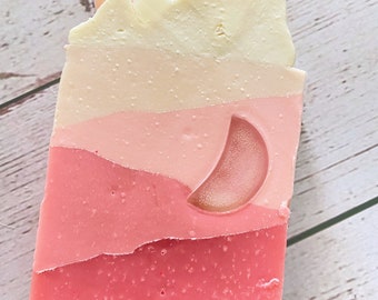 Pink Moon | Handmade cold process soap | vegan soap