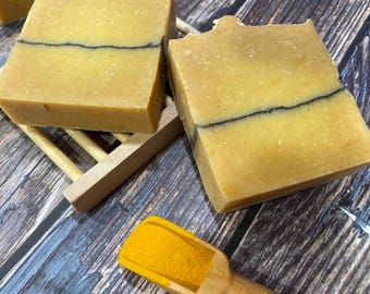 Turmeric & Charcoal Moisturizing and Cleansing vegan soap
