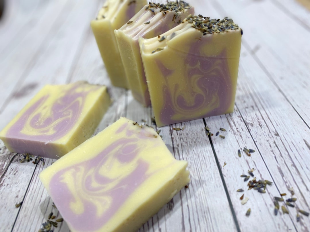 Lemon Lavender Handmade Soap |all Natural Soap - Etsy