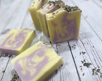 Lemon Lavender Handmade soap |All Natural Soap