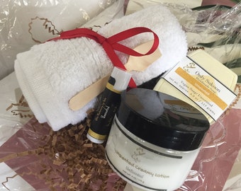 Unscented Gift Set| Unscented Soap Set | Unscented Lipbalm | Sensitive Skin| Unscented Lotion| Hajj & Umrah Soap