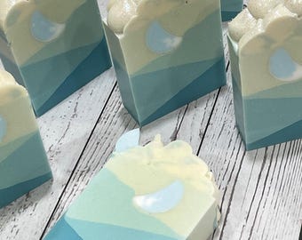 Blue Moon | Handmade cold process soap | vegan soap
