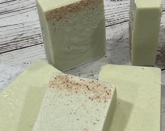 Luxurious Creamy French Clay Salt Bar| Gentle Exfoliating Salt Bar| Salt Bar| Fresh Clean Spa Salt Bar| 100% Natural Vegan
