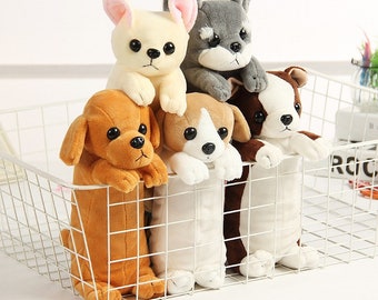 fluffy dog pencil case