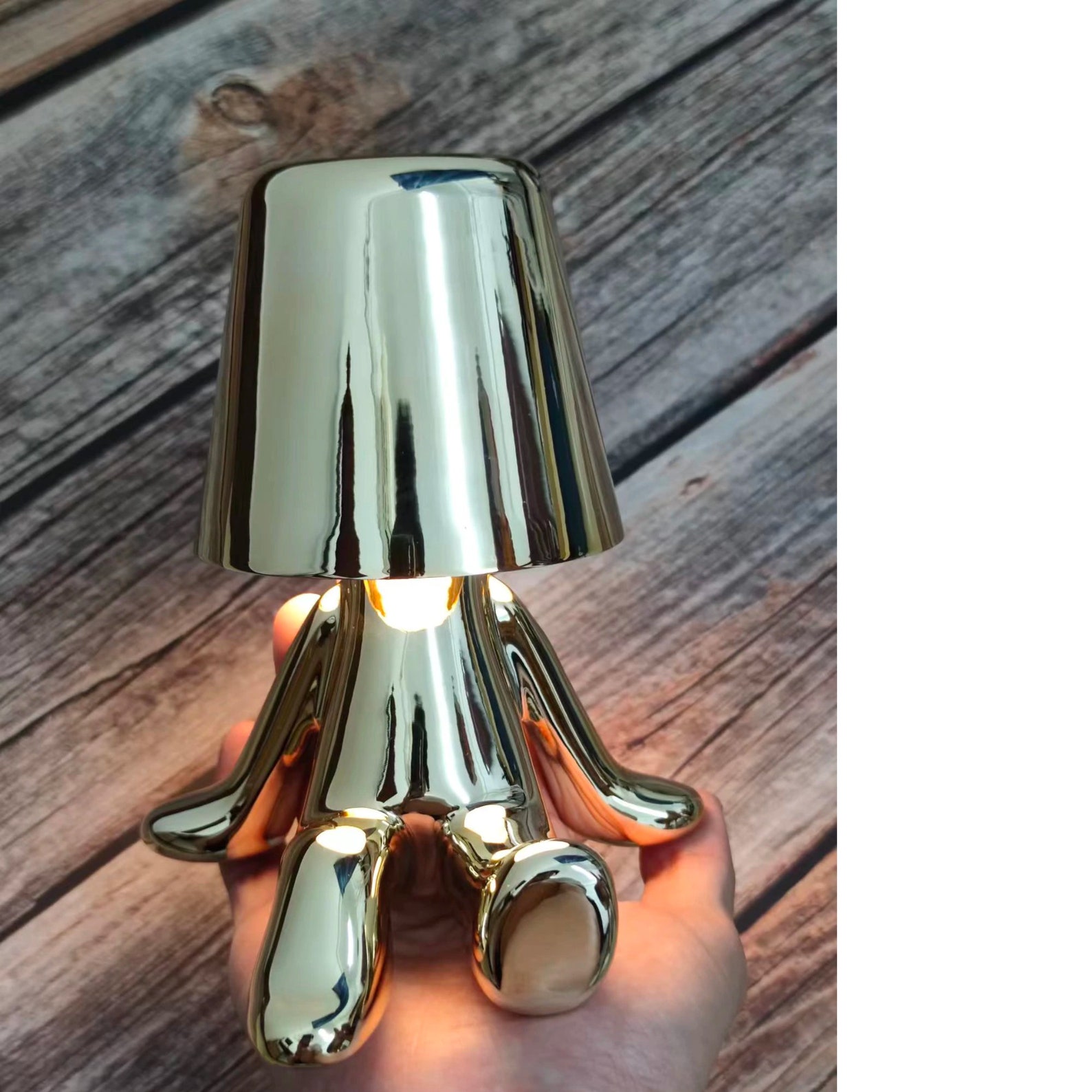 Lamp Gift Fun Lamp Thinker Lamp Led Lamp Gift Cool Kids Etsy