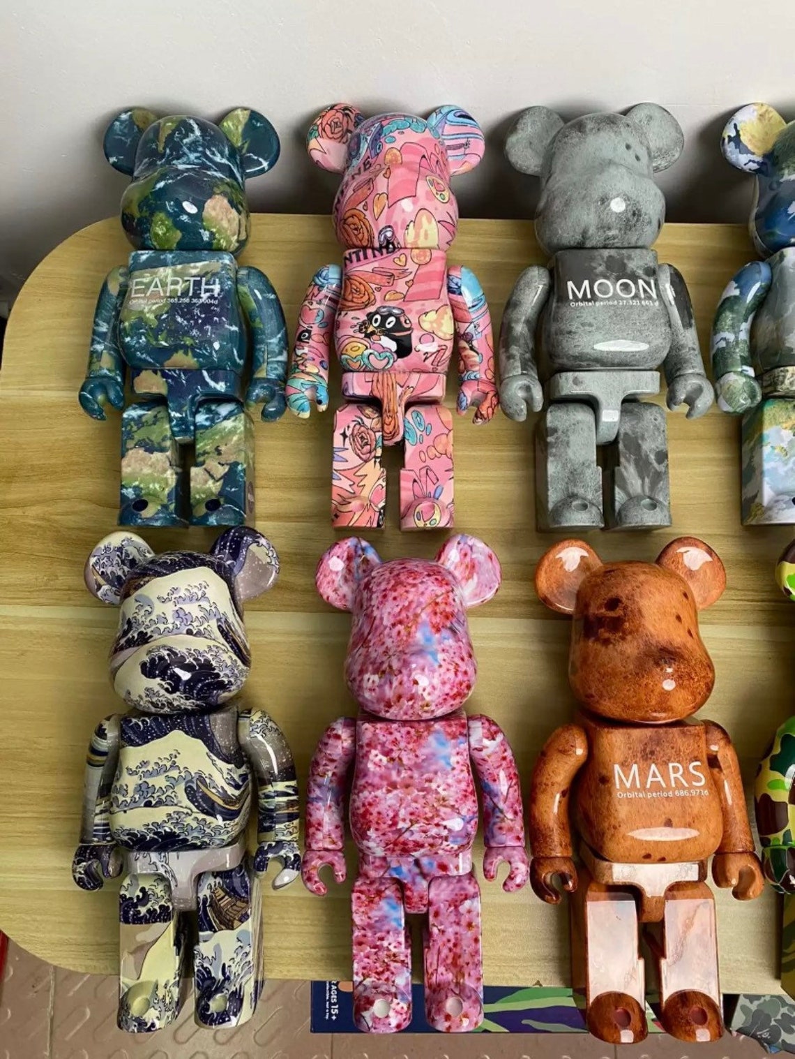 Replica Bear Brick Bearbrick Statue Home Decoration Bear Etsy