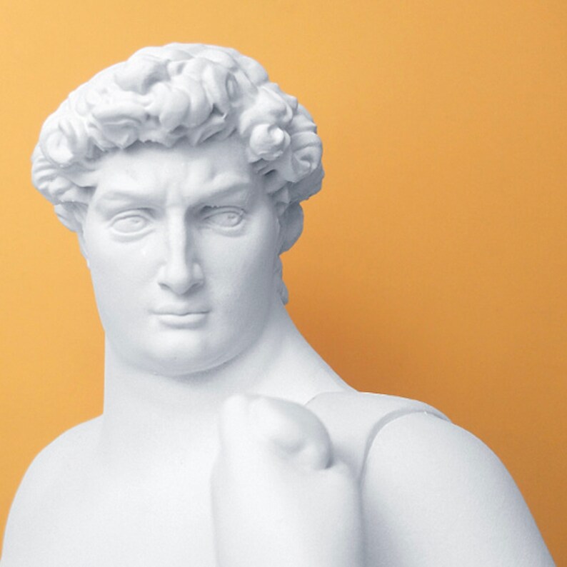 Fat David Statue David Abstract Figurine Craft Gift for Home Etsy