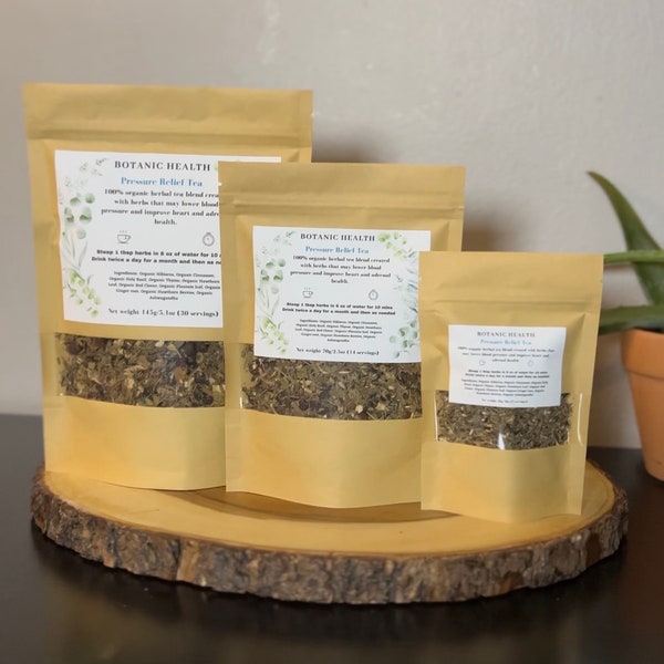 Pressure Relief Tea, blood pressure, heart health, circulation, stress relief, kidneys, adrenals, herbal tea, organic