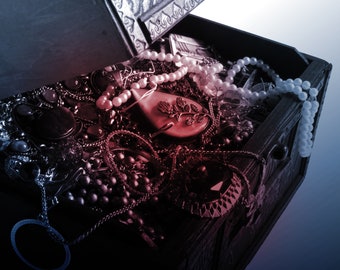 Asmodeus Creations Leather Necklace and Bracelets Set Pinky
