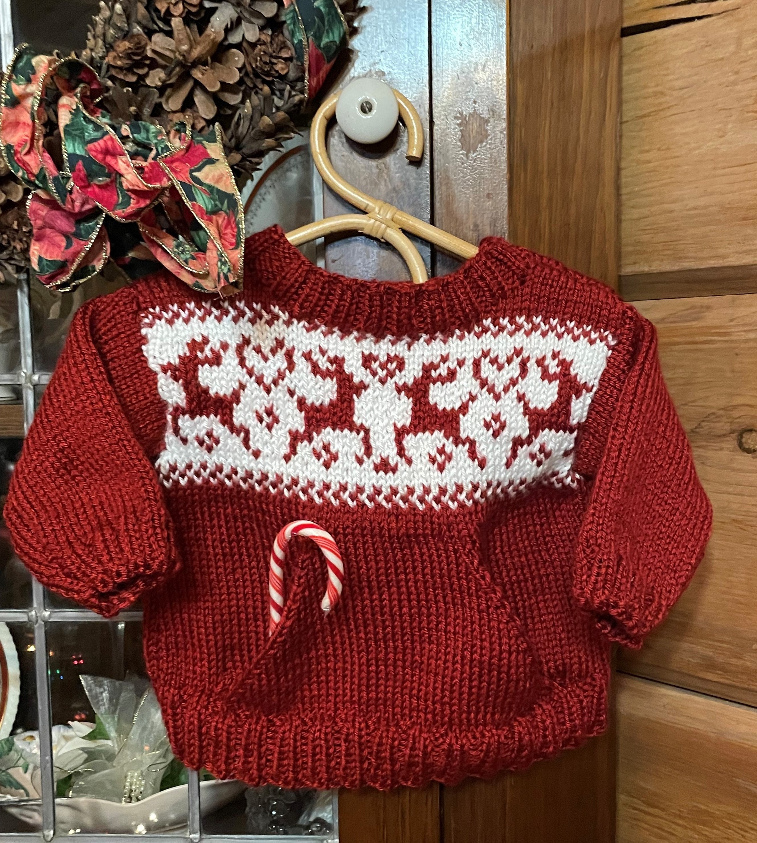 Baby Reindeer Sweater Etsy Canada