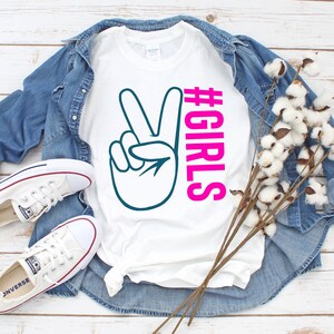 Camisa GIRL Power, camisetas gráficas para mujeres, camiseta feminista, camiseta de mujeres fuertes, regalo feminista, mujeres empoderadas