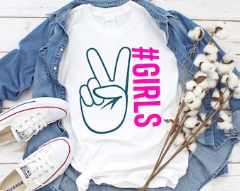 Camisa GIRL Power, camisetas gráficas para mujeres, camiseta feminista, camiseta de mujeres fuertes, regalo feminista, mujeres empoderadas
