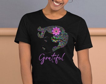 Woman Who Is Grateful Tshirt, Inspirational Shirt, Positive Gift for Her, Spiritual Shirt