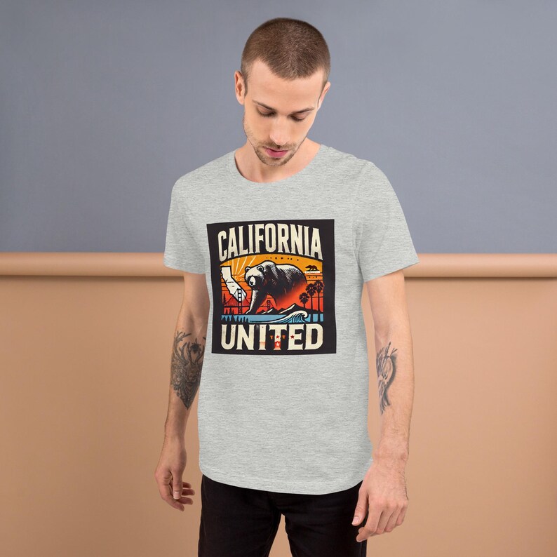California United Unisex t-shirt, Pray for California, Pray for LA, Los Angeles, Altadena, Pacific Palisades Wildfires