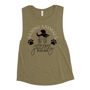 Schitt&#39;s Creek Inspired Ladies’ Muscle Tank, Schitt&#39;s Creek Shirt, Animal Lovers, Animal Rescue, Be Kind