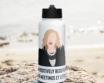 Moira Rose Stainless steel water bottle, Schitt's Creek Mug, Teacher Gift, Schitt's Creek Merchandise, Educators, Office Workers