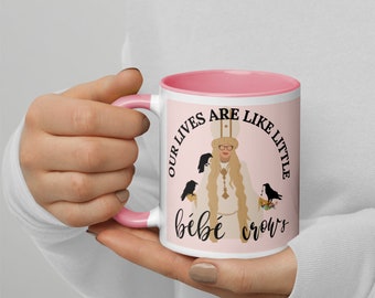 Pope Moira Mug with Color Inside, Schitt's Creek Mug, Schitt's Creek Character Mug, Moira Rose