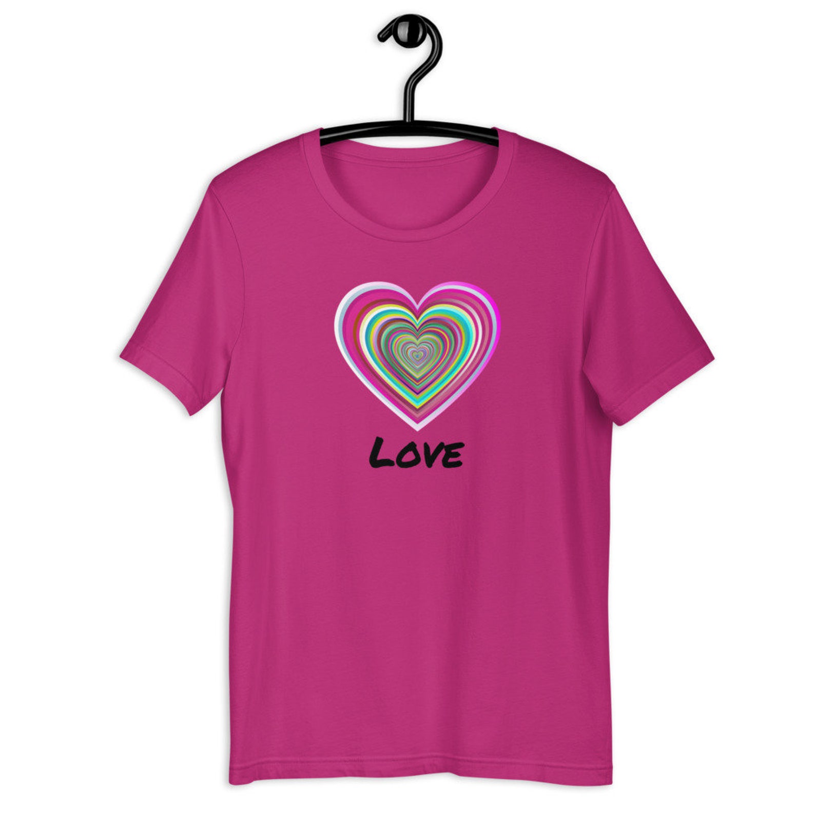 Love Shirt 70's Tshirt Retro Tshirt Heart Tshirt Word Etsy