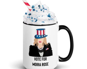 Moira Rose Mug with Color Inside, Schitt's Creek Mug, Teacher Gift, Schitt's Creek Merchandise, Educators, School Psychs, Office Workers