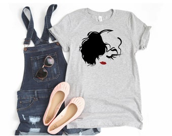 Cruella Geïnspireerd Unisex t-shirt, Disneyland Trip Shirt, Cruella De Vil, Vrouwelijke Villain's Vacation Unisex Shirt