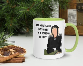 Moira Rose Mug with Color Inside, Schitt's Creek Mug, Teacher Gift, Schitt's Creek Merchandise, Educators, School Psychs, Office Workers