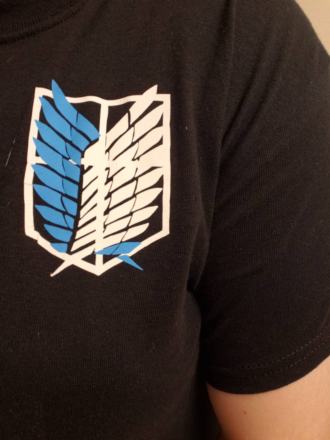 Simple AoT T-shirt Wings of Freedom | Etsy