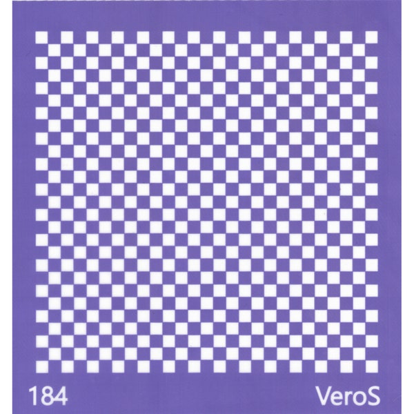 Silkscreen for Polymer Clay - Classic Checkers with 3 x 3 mm Squares no 184 / Reusable Silkscreen